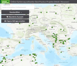 UBA-Plattform Online-Kartierung weltweiter Best Practice-Projekte